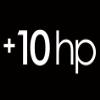 +10hp Sticker Vinyl Decal Euro Drift Illest Lowered Jdm Fatlace Adds Turbo Hp, Die cut vinyl decal for windows, cars, trucks, tool boxes, laptops, MacBook - virtually any hard, smooth surface view 1