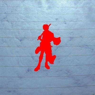 Adhesive Vinyl Window Decoration Gintoki Sakata Decal Car Gintama Wall Red Bike Notebook Auto Laptop Art Helmet Wall Art Die Cut Vinyl Car