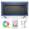BASON LIGHTING LED TV Backlight,Bason Strip Lights with Remote for 75-82in TV, 4096 DIY Color Changing Lights, SMD 5050 LEDs TV Bias Lighting with Power Supply, Upgraded, Ultra-Long, for TV. view 1