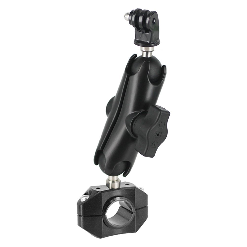 REC-MOUNTS VB-21BBGP-M318 Motorcycle Handlebar Mount Set, Type B Bar Mount Set for Garmin VIRB Elite X XE