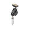 REC-MOUNTS JV-48BBK-S1719 Motorcycle Stem Hole Mount Set, S 0.7-0.7 inches (17-19 mm) Stem Hole Mount Set for JVC Addiction Sports Cams view 1
