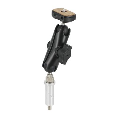 REC-MOUNTS JV-48BBK-M1719 Motorcycle Stem Hole Mount Set, Size M, Diameter 0.7-0.7 inches (17-19 mm), Stem Hole Mount Set for JVC Addiction Sports Cams