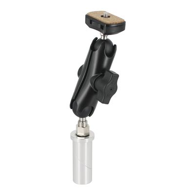 REC-MOUNTS JV-48BBK-M2325 Motorcycle Stem Hole Mount Set, Size M, Diameter 0.9-1.0 inches (23-25 mm), Stem Hole Mount Set for JVC Addiction Sports Cams