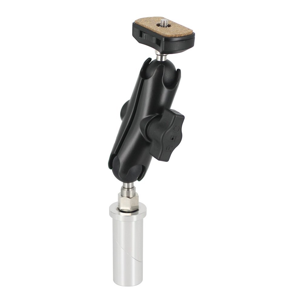 REC-MOUNTS JV-48BBK-M2325 Motorcycle Stem Hole Mount Set, Size M, Diameter 0.9-1.0 inches (23-25 mm), Stem Hole Mount Set for JVC Addiction Sports Cams
