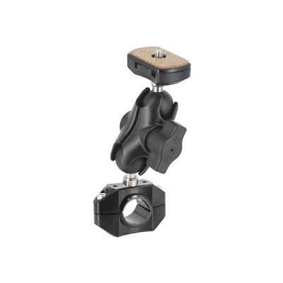 REC-MOUNTS DF-21BBK222-S Motorcycle Handlebar Mount Set, Type A Bar Mount Set for Drift Action Cameras