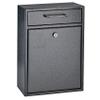 Mail Boss 7413 High Security Steel Locking Wall Mounted Mailbox-Office Comment Letter Deposit, Galaxy Drop Box,Medium view 1