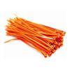 4" x 18 LB cable tie (100/bag) - ORANGE view 1