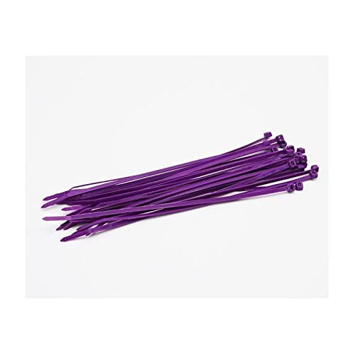 4" x 18 LB cable tie (100/bag) - PURPLE