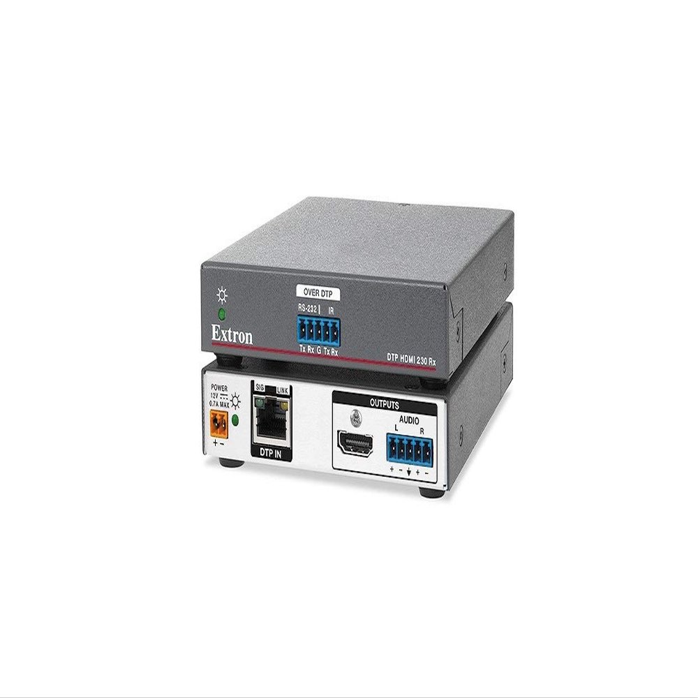 EXTRON DTP HDMI 4K 330 RX 330 FT Range, 4K Resolution, CEC Pass-Through, Date Rates UP to 10.2 GBPS, Long Distance DTP RECIEVER for HDMI