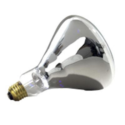 6 Qty. Halco 250W BR40 CL 120V HEAT 6M PRIS BR40CL250/1 250w 120v Incandescent Clear Heat Prism Lamp Bulb
