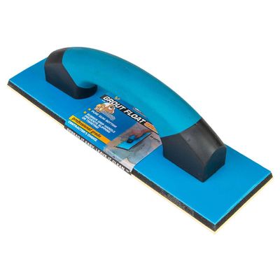 Troxell USA - 4" x 12" Gum Rubber Grout Float with Soft Grip Handle