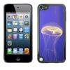 All Phone Most Case / Hard PC Metal piece Shell Slim Cover Protective Case for Apple iPod Touch 5 Jellyfish Glowing Ocean Blue Sea Nature view 1