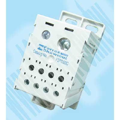 Mersen Power Distribution Block, 840 A Max. Amps, Number of Poles: 1 HAWA FSPDB5A - 1 Each