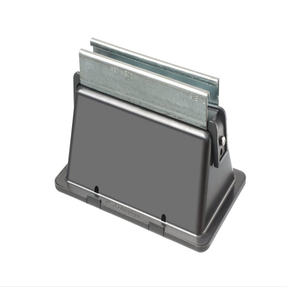 Arlington Industries - RTSE409L - Roof Topper 9 Wide Base only. with Strut. 4 High. with Base Cover., (Each)