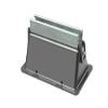 Arlington Industries - RTSE409L - Roof Topper 9 Wide Base only. with Strut. 4 High. with Base Cover., (Each) view 1