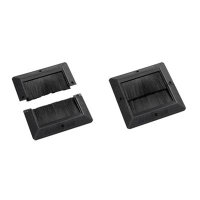 Hoffman/nVent - DFB66S - Hoffman DFB66S 2-Piece Surface-Mount Retrofit Floor Brush Kit; ABS Polycarbonate Housing, Nylon Polymer Bristles, EPDM Gasket