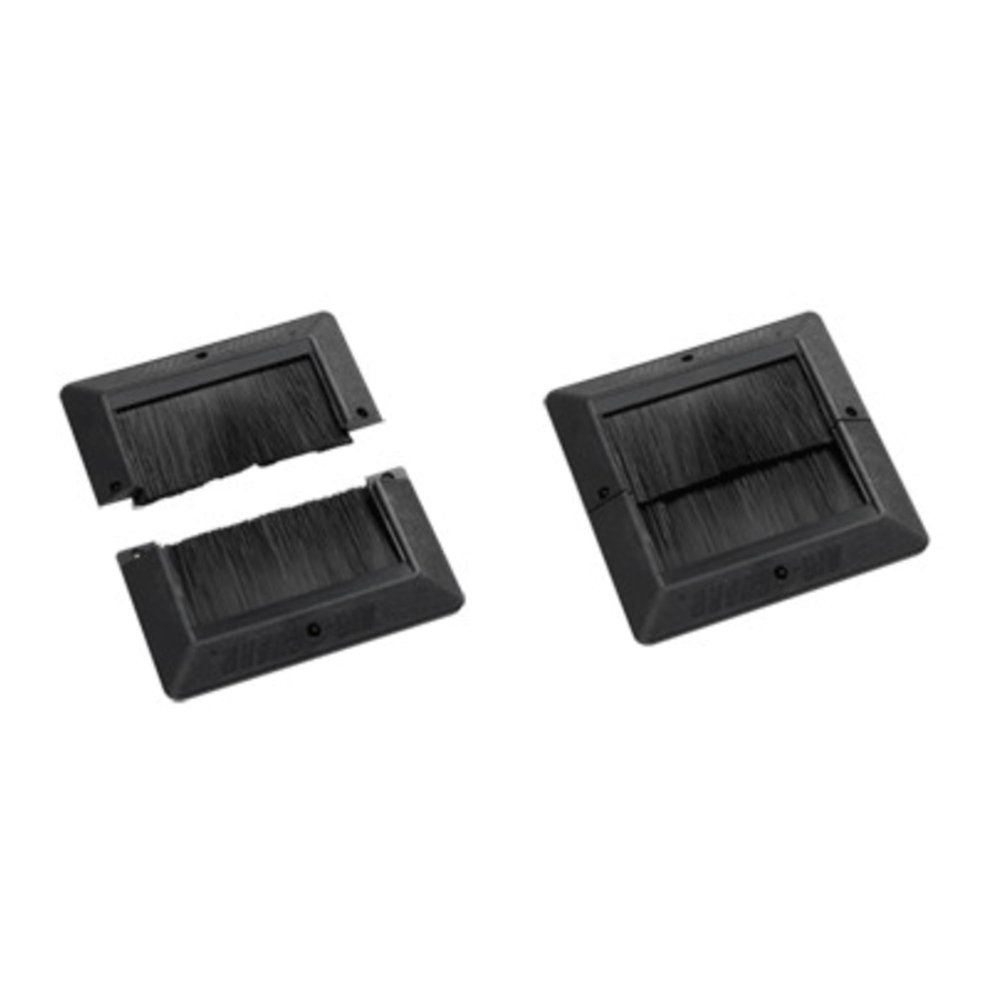 Hoffman/nVent - DFB66S - Hoffman DFB66S 2-Piece Surface-Mount Retrofit Floor Brush Kit; ABS Polycarbonate Housing, Nylon Polymer Bristles, EPDM Gasket