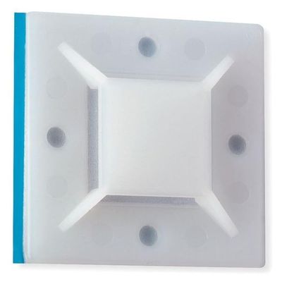 Ty-Rap Cable Tie Mounting Base, Nylon 6/6, Natural, 2 in L TC368A - 1 Each