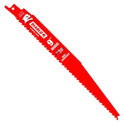 Diablo Bi-Metal Reciprocating Saw Blades - 9" Length, 4/6 TPI, 200-Pack