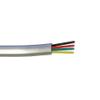 75 Ft Telephone Cable Cord Flat Silver Satin 4 Conductor Bulk 28 AWG Copper Stranded 4C Modular Line Audio Data Signal Telephone Jack Line, By NAC Wire and Cables view 1