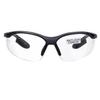 voltX 'Constructor' SAFETY READERS (CLEAR +1.5 Dioptre) Full Lens Reading Safety Glasses ANSI Z87.1+ & CE EN166F, Wraparound Style - Includes Safety Cord with headstop - UV400 anti fog coated lens view 1