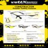 voltX 'Constructor' SAFETY READERS (CLEAR +1.5 Dioptre) Full Lens Reading Safety Glasses ANSI Z87.1+ & CE EN166F, Wraparound Style - Includes Safety Cord with headstop - UV400 anti fog coated lens view 2
