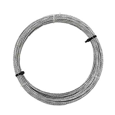 300 Ft Guy Wire 20 GA 6 Stranded Steel Tension Cable Mast Antenna Guy Wire Support Line 20 Gauge Guy Wire Cable Support Off-Air Aerial Mast Pipe Roof Mount