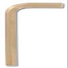 Bondhus 38200 Tagged and Barcoded .028" Hex Tip Key L-Wrench with GoldGuard Finish, 1.2" view 1