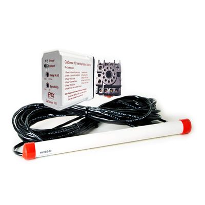 EMX Sensor Probe Carsense 101 Complete Set for 50ft / 9...41VDC (12Volt / 24Volt) Outdoor Buried Driveway Vehicle Gate Motion Detector