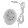 DirectNine Basics Mini 3.5mm White Pillow Speaker Audio Portable Wired Multimedia Speakers for MP3 / MP4 Music Player view 1