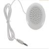 DirectNine Basics Mini 3.5mm White Pillow Speaker Audio Portable Wired Multimedia Speakers for MP3 / MP4 Music Player view 2