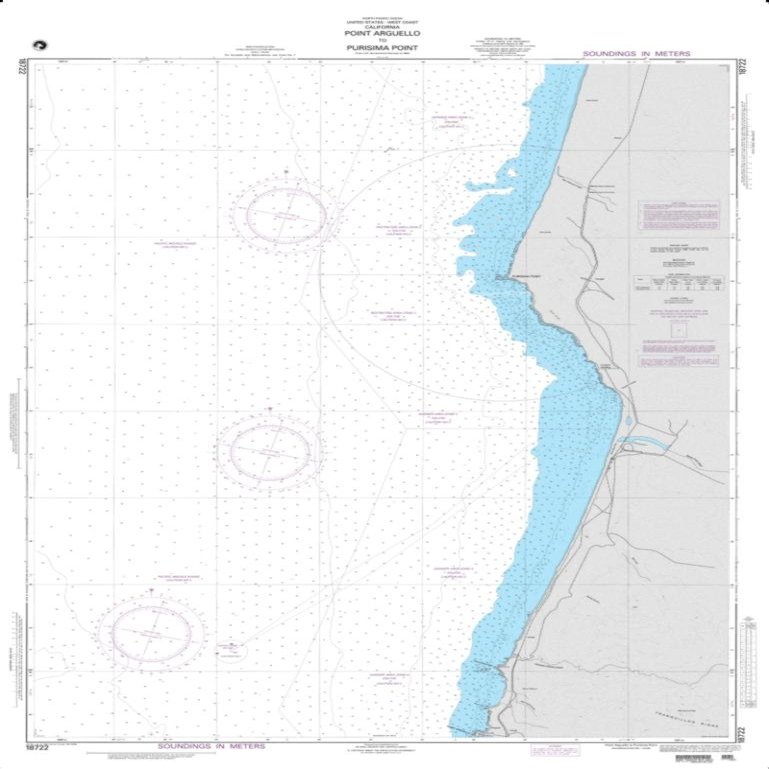 NGA Chart 18722-Point Arguello to Purisima Point