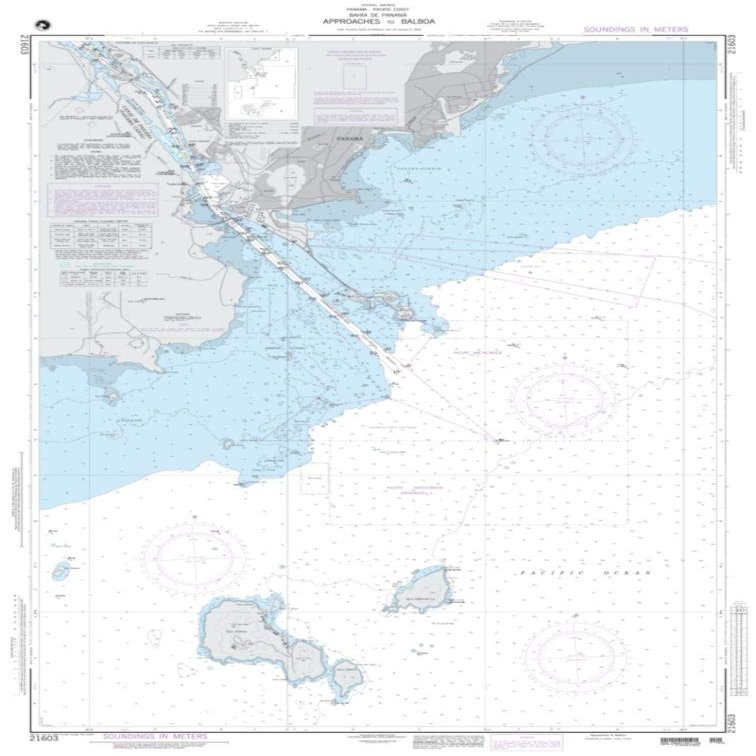 NGA Chart 21603-Approaches to Balboa