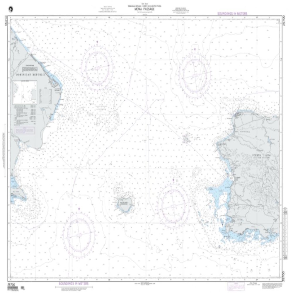 NGA Chart 25700-Mona Passage