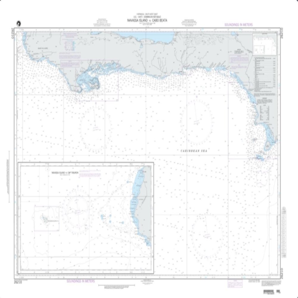 NGA Chart 26210-Navassa Island to Cabo Beata