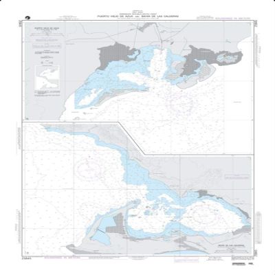 NGA Chart 25845-Puerto Viejo De Azua and Bahia De Las Calderas; Plan A: Puerto Viejo De Azua
