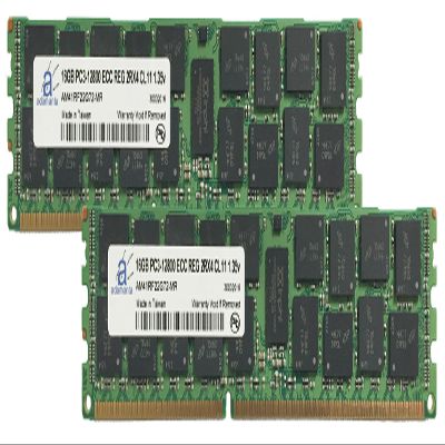 Adamanta 32GB (2x16GB) Server Memory Upgrade for Dell PowerEdge T320 DDR3 1600Mhz PC3-12800 ECC Registered 2Rx4 CL11 1.35v