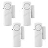 4 Pack Home Security Door & Window Alarms for Kids Safety - DIY Protection Burglar Bell Alarm for Home & Office view 1