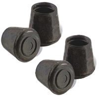 Tip Furniture Leg 1in Black