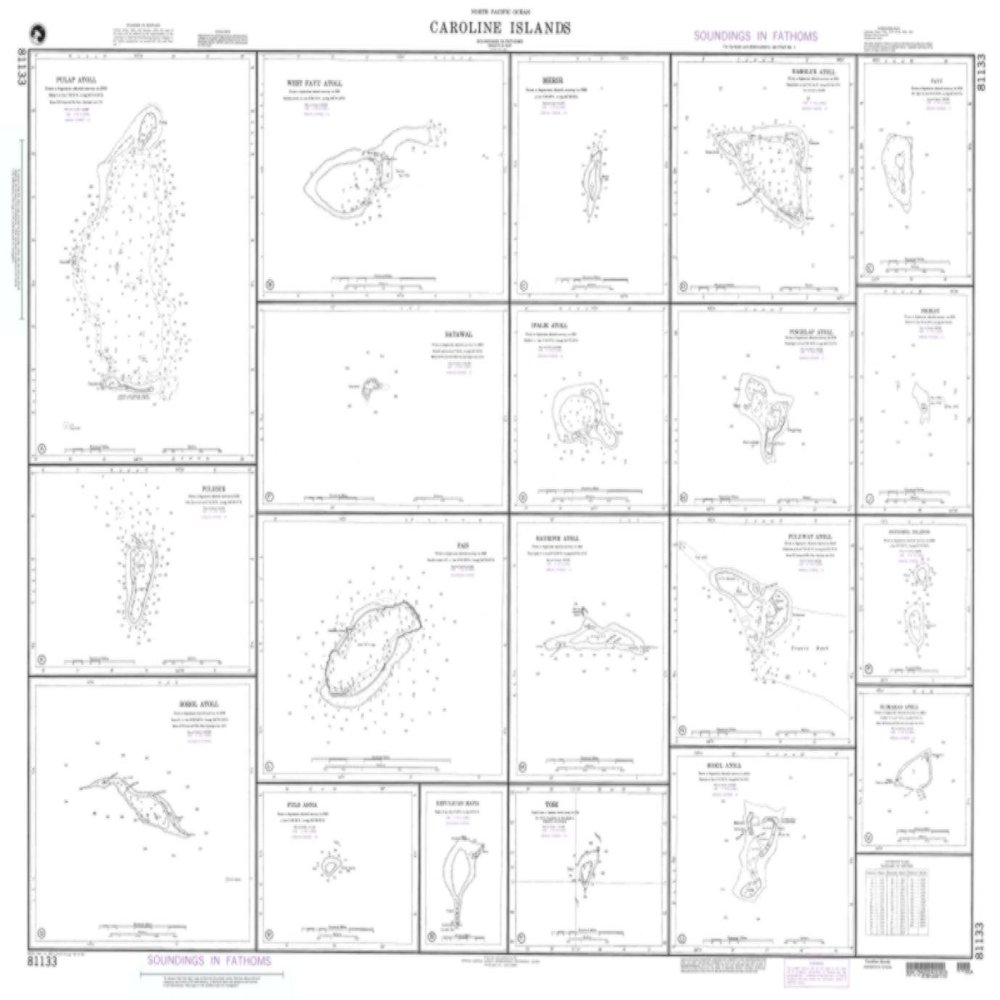 NGA Chart 81133-Pulap Atoll, Caroline Islands; Plan A: Pulap Atoll, Caroline Islands