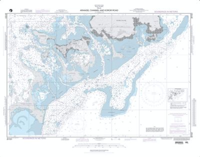 NGA Chart 81151-Arangel Channel and Koror Road