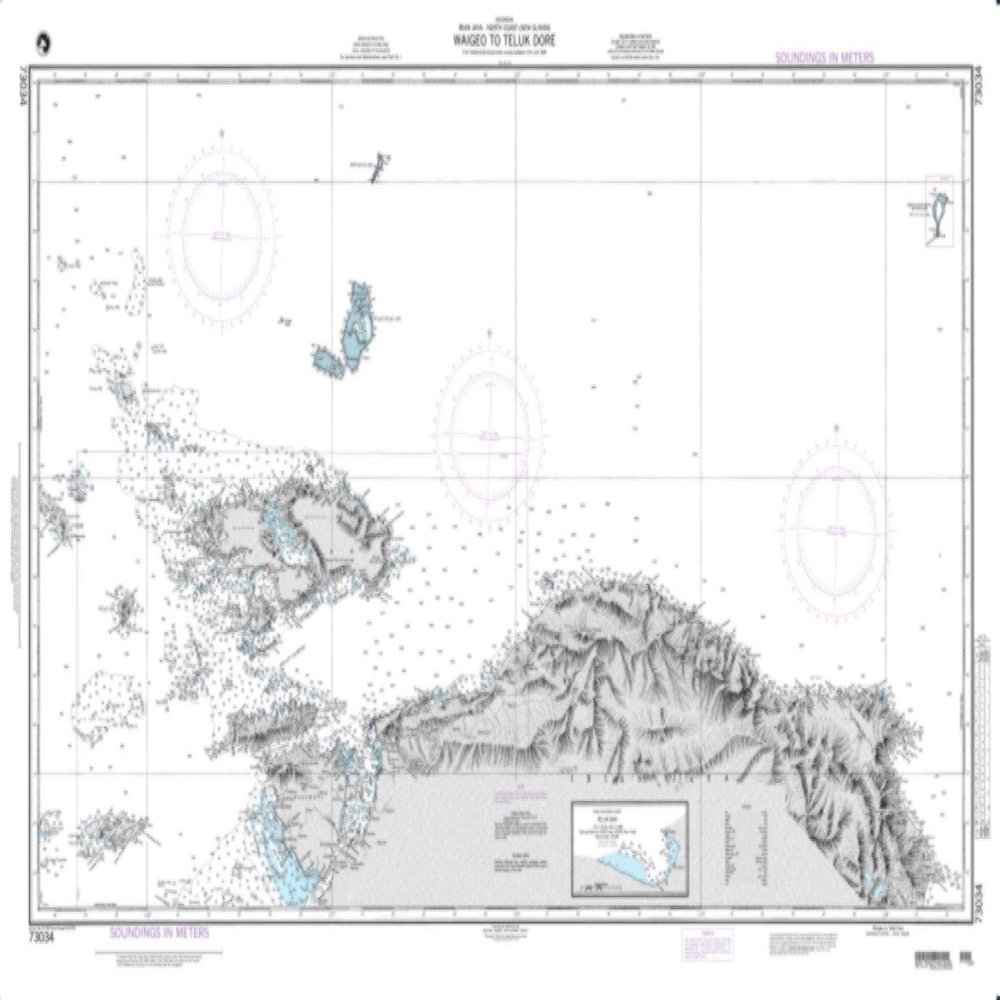NGA Chart 73034-Waigeo to Teluk Dore