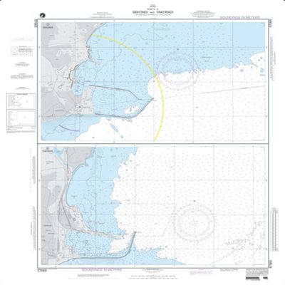 NGA Chart 57065-Ports of Sekondi and Takoradi; Panel A: Sekondi