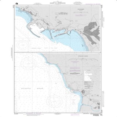 NGA Chart 51225-Agadir and Approaches