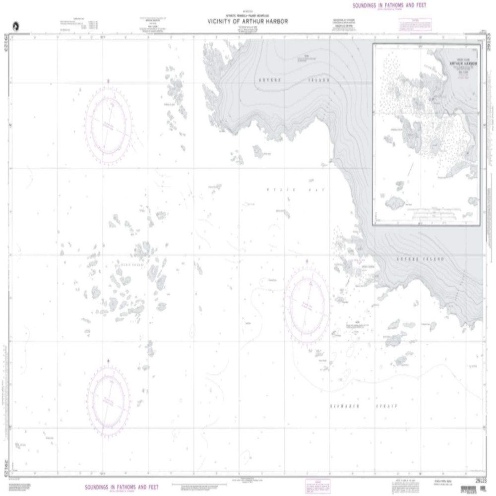 NGA Chart 29123-Vicinity of Arthur Harbor