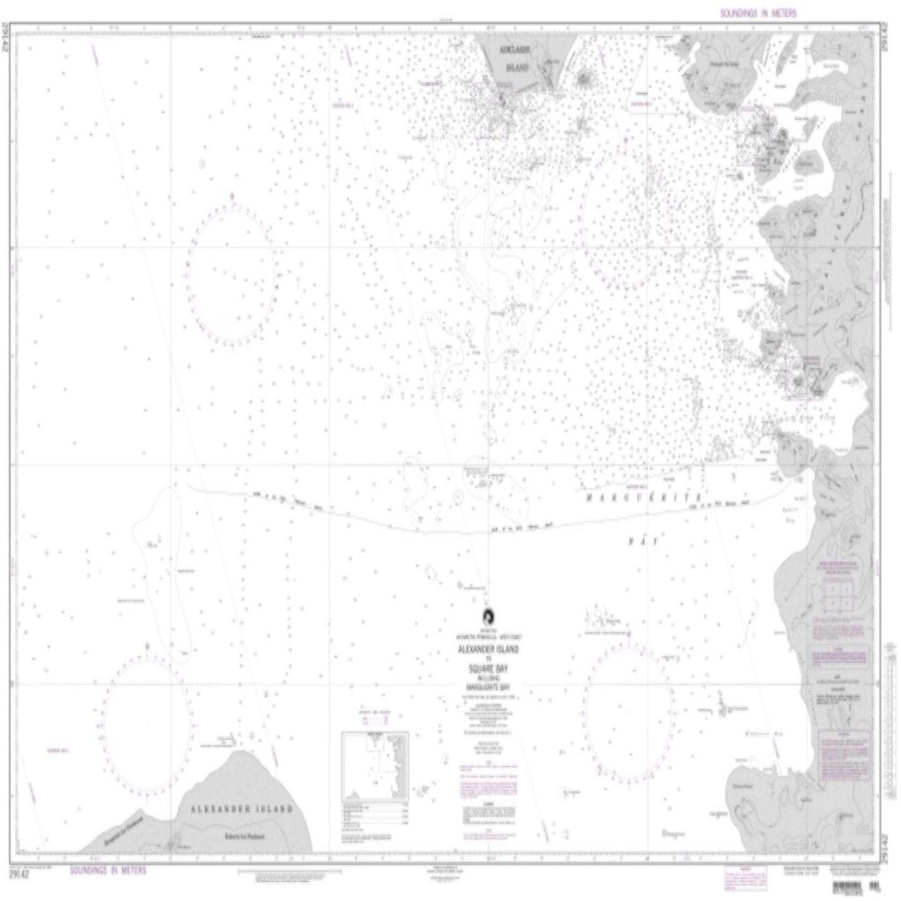 NGA Chart 29142-Alexander Island to Square Bay Including Marguerite