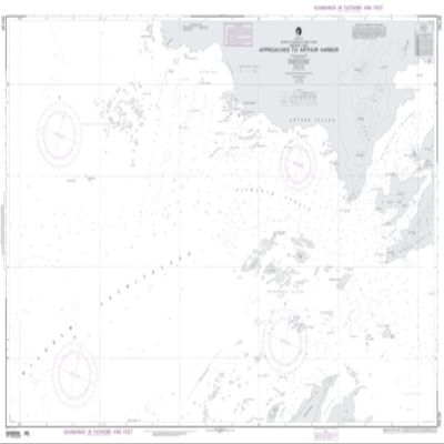 NGA Chart 29126-Approaches to Arthur Harbor