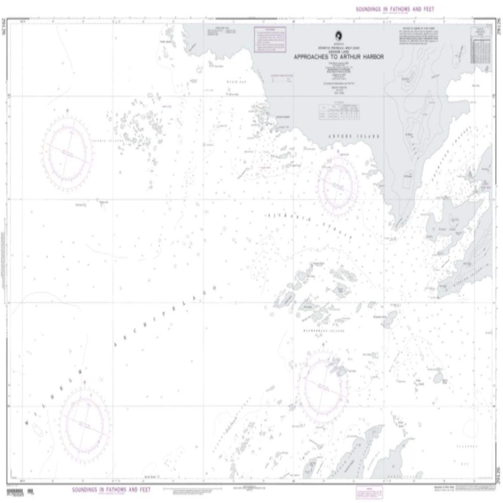 NGA Chart 29126-Approaches to Arthur Harbor