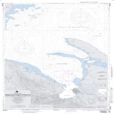 NGA Chart 28164-Approaches to Puerto Barrios and Puerto Santo Tomas De Castilla