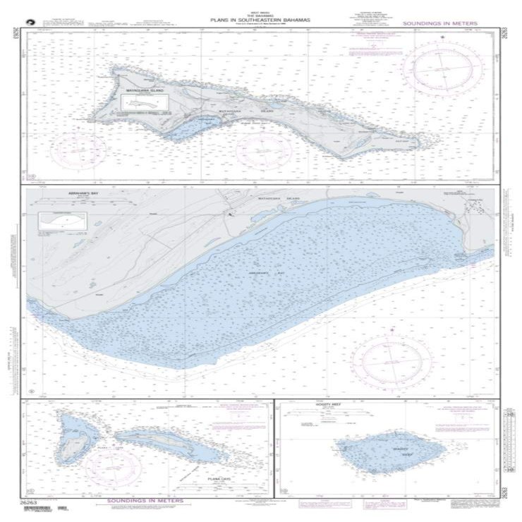 NGA Chart 26263-Plans in Southeastern Bahamas; Plan A: Mayaguana Island